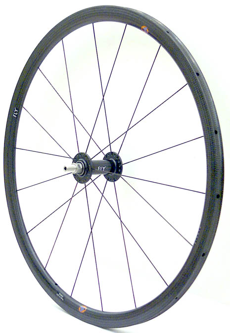 Handcycle FLY threaded axel style rear 18 spoke wheel